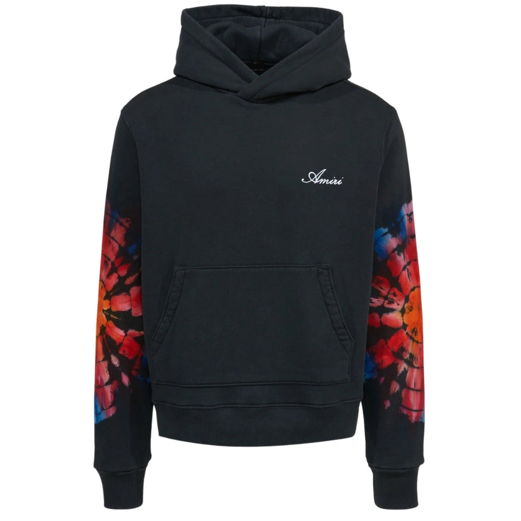 Amiri Spot Tie Dye Sleeves Black Hoodie S