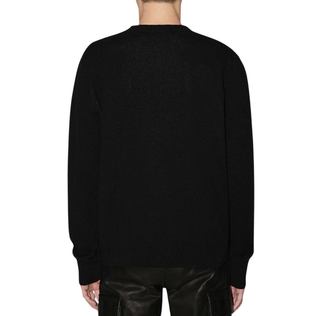 Amiri Crystal Ball Design Black Knitted Jumper M