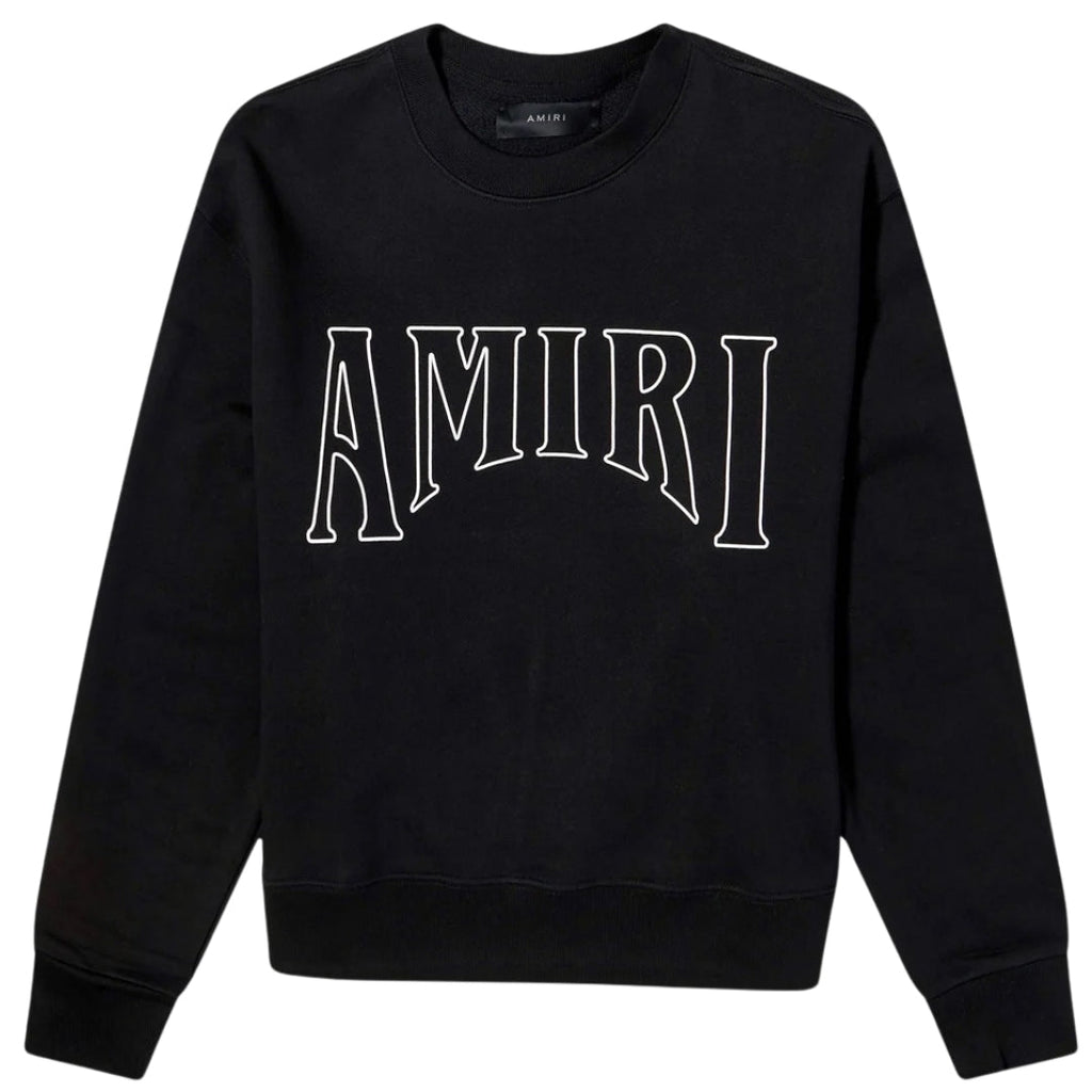 Amiri Sun Graphic On Back Black Sweatshirt XS