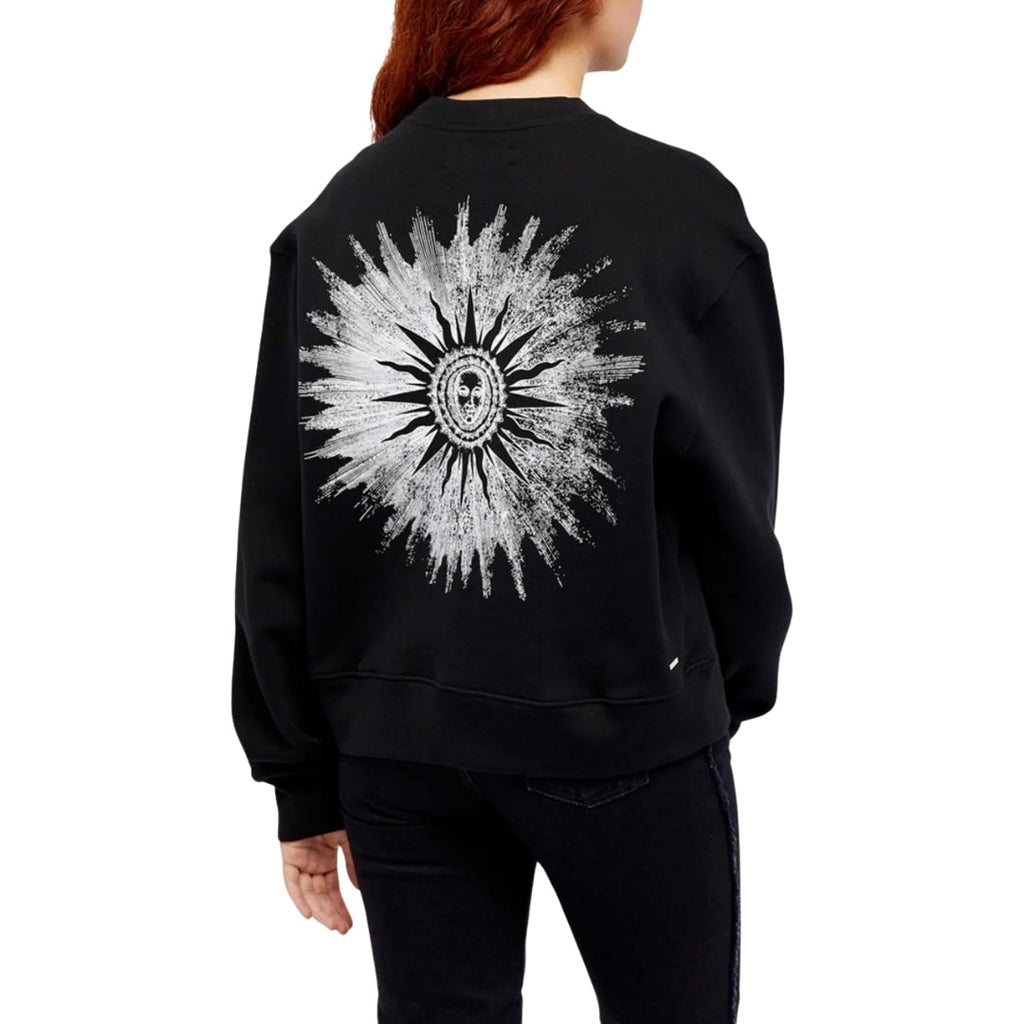 Amiri Sun Graphic On Back Black Sweatshirt XS