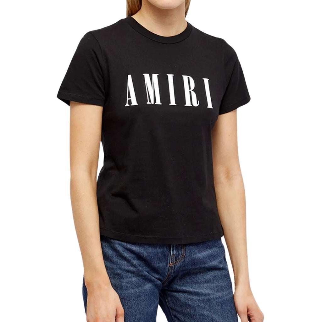 Amiri Large Brand Logo Black T-Shirt XXS