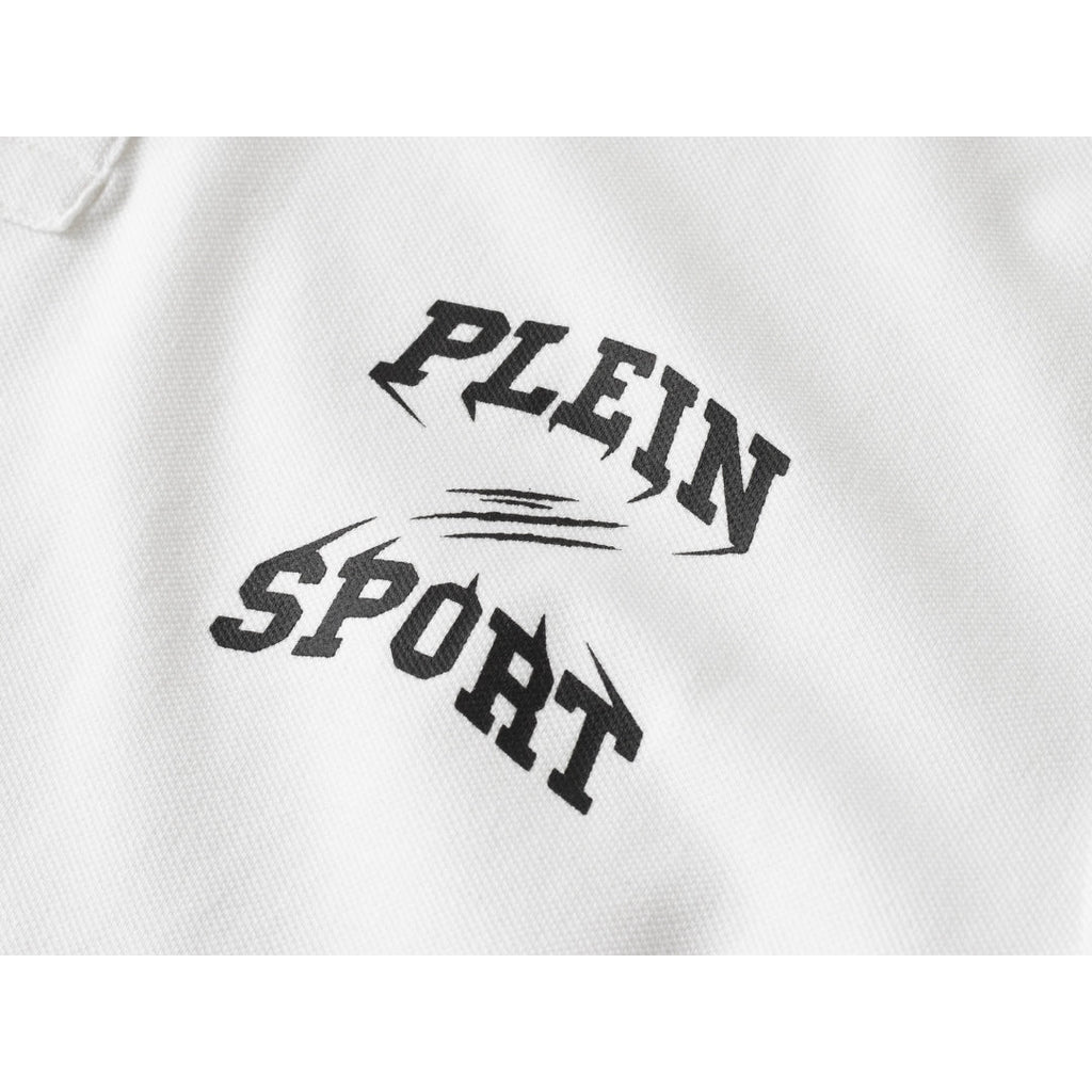 PLEIN SPORT PS25MPL01 WHITE Polo Shirt MALE S