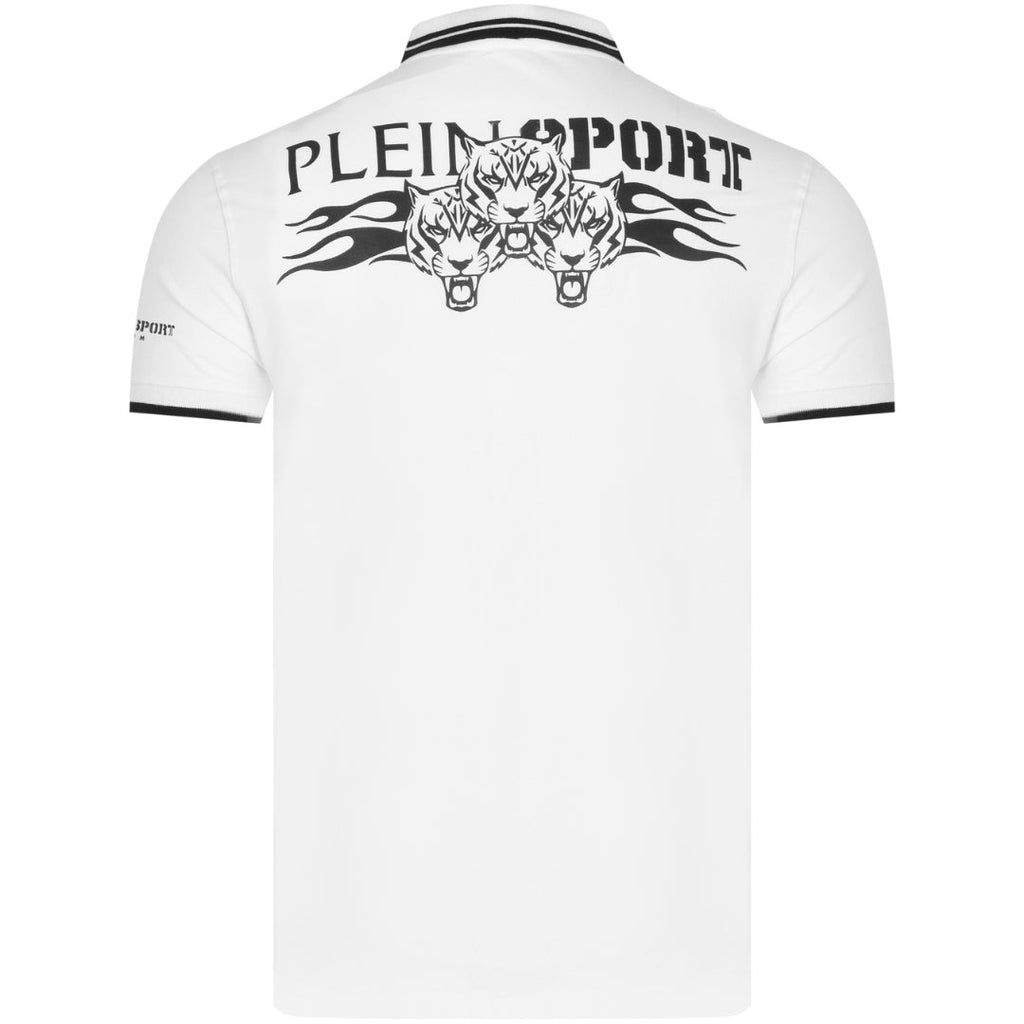 PLEIN SPORT PS25MPL02 WHITE Polo Shirt MALE S