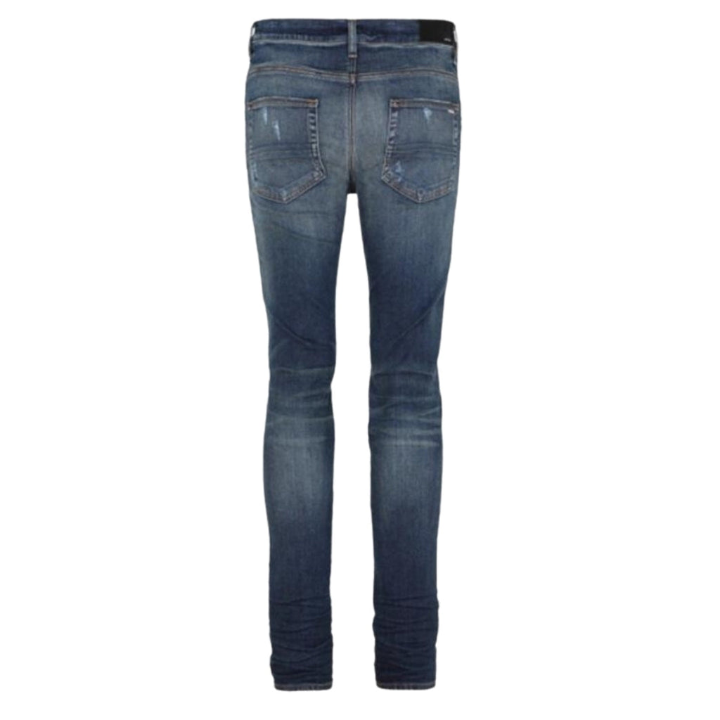 Amiri Slim Fit Slash Deep Classic Blue Denim Jeans W30 L32 / 32L