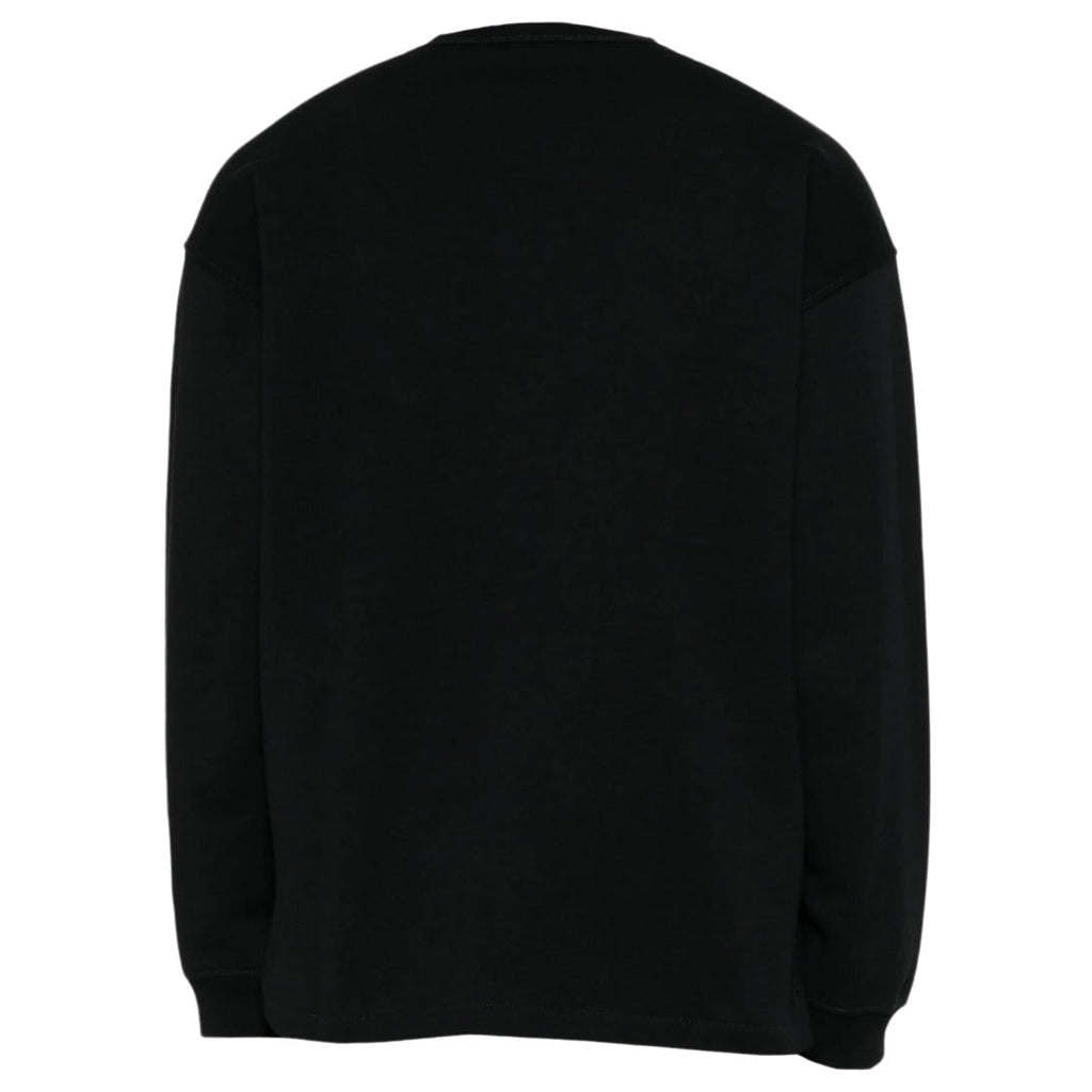 Diesel Stamp Division Logo Black Sweatshirt S