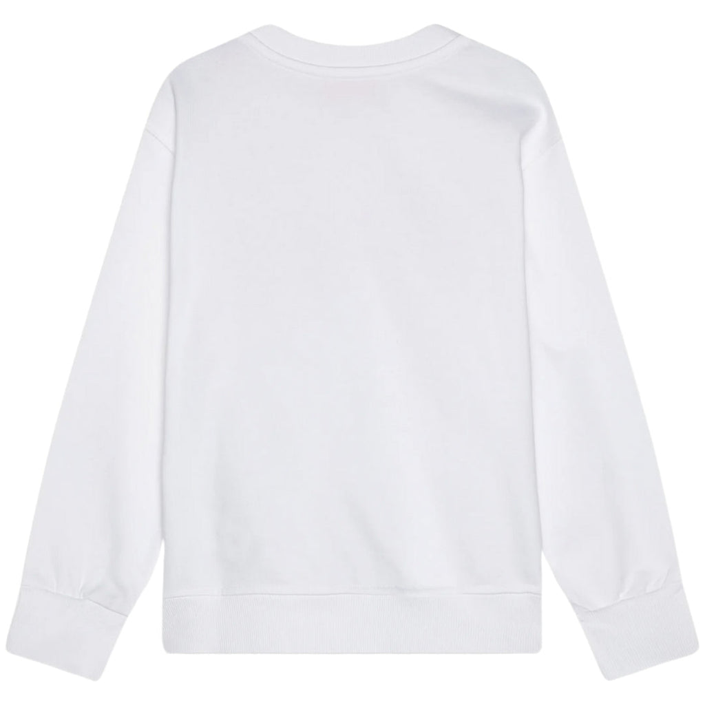 Diesel Blurred Logo White Sweatshirt S