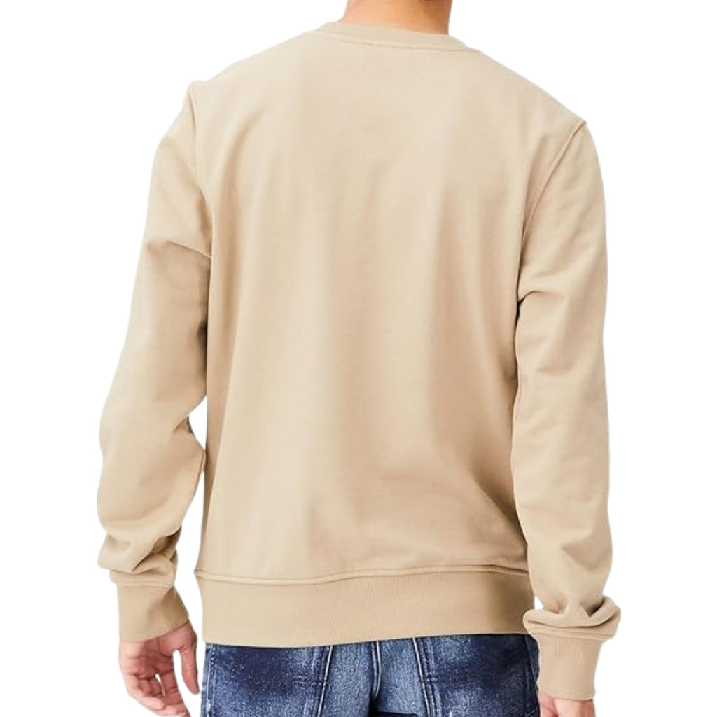 Diesel Small Patch Logo Beige Sweatshirt S