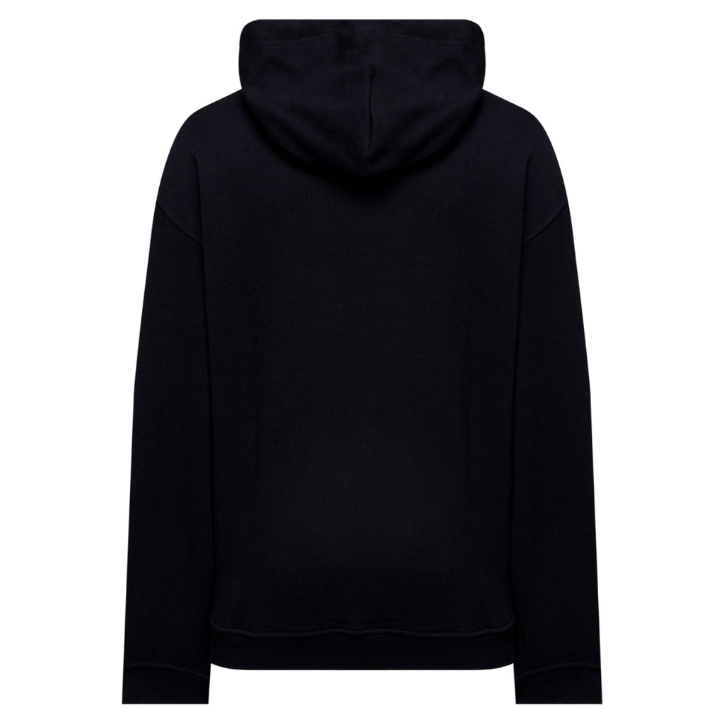 Diesel Double Destroyed Logo Black Hoodie XS