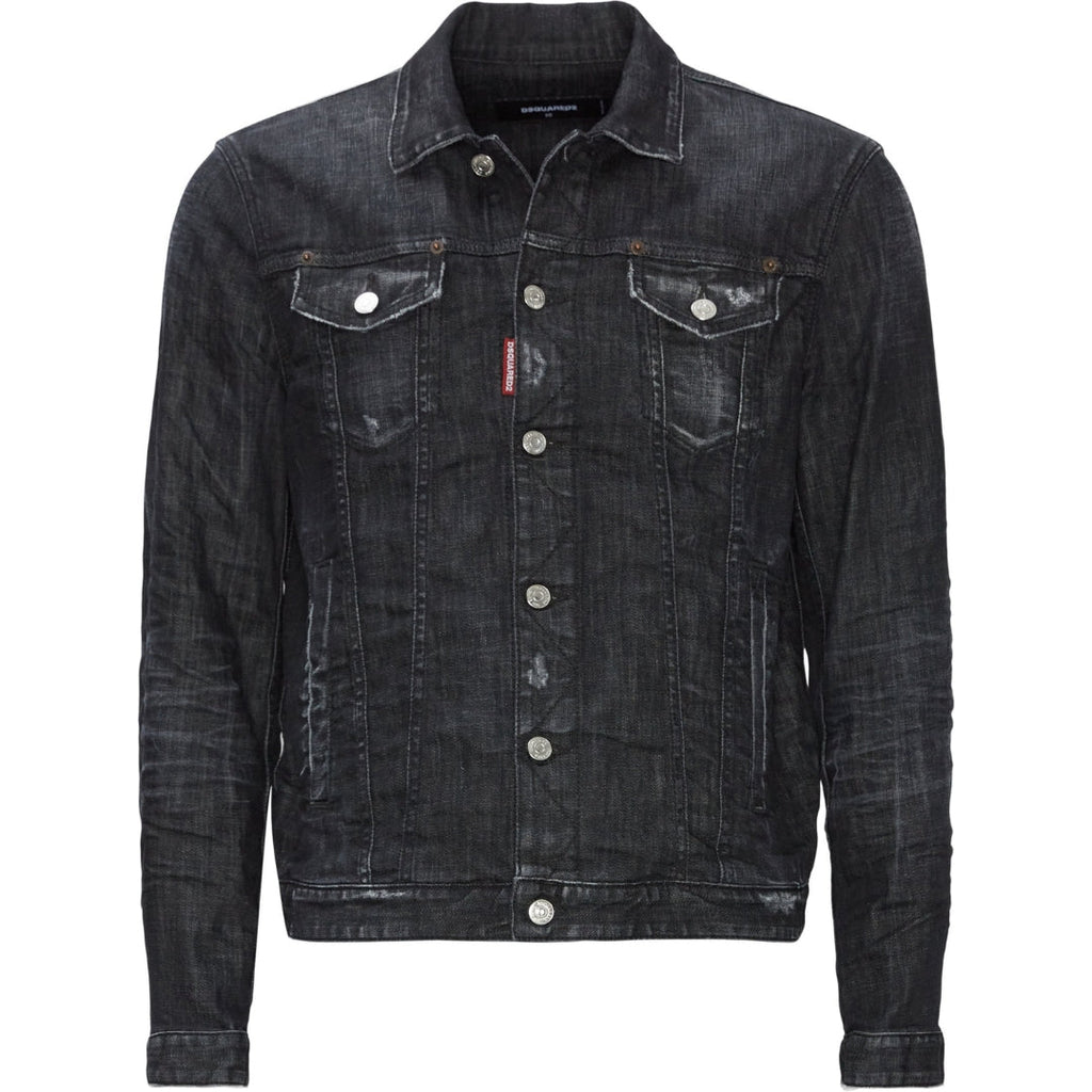 Dsquared2 Dan Jacket Black Denim Jacket L