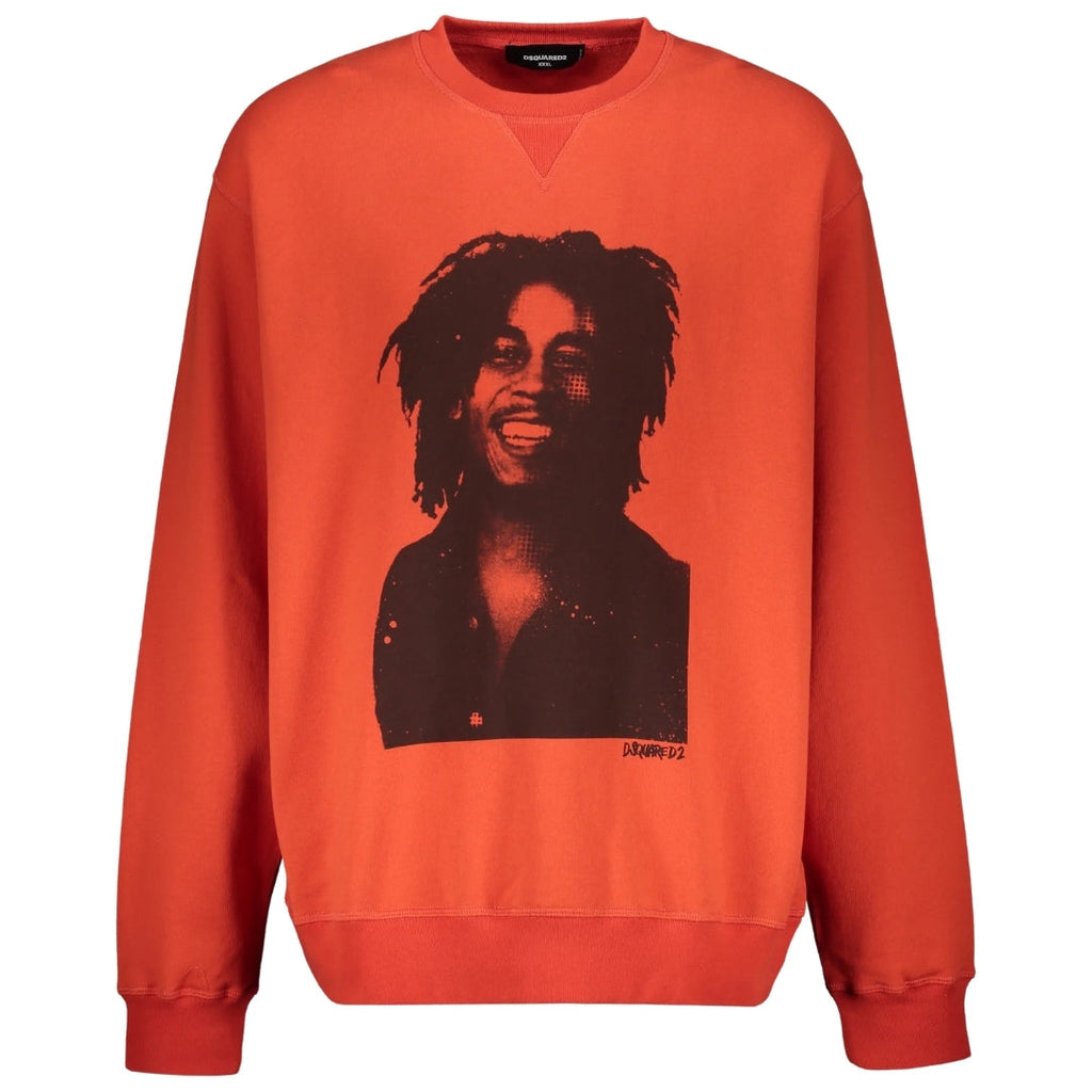 Dsquared2 Bob Marley Cool Fit Orange Sweatshirt S