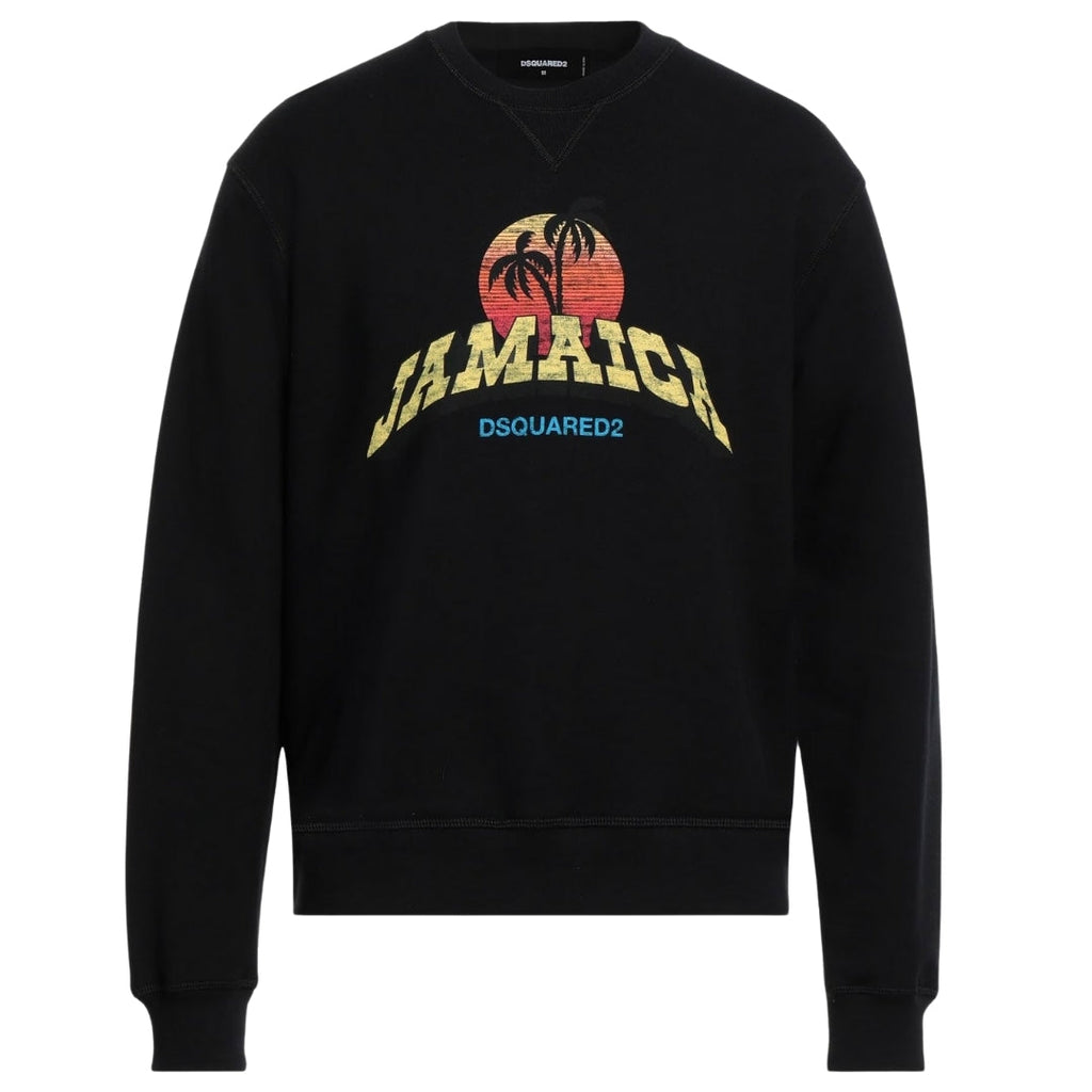 Dsquared2 Jamaica Design Black Sweatshirt M