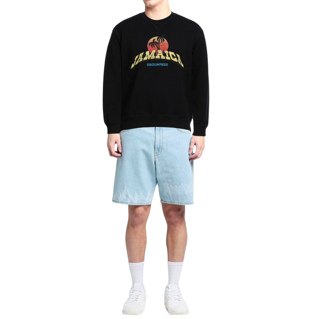 Dsquared2 Jamaica Design Black Sweatshirt M