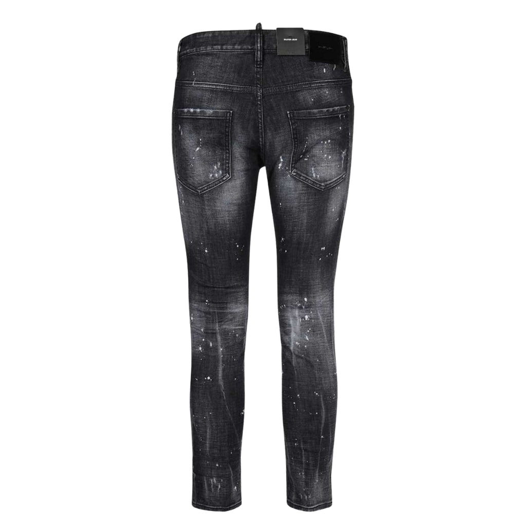Dsquared2 Skater Jean Black Faded Denim Pants W38