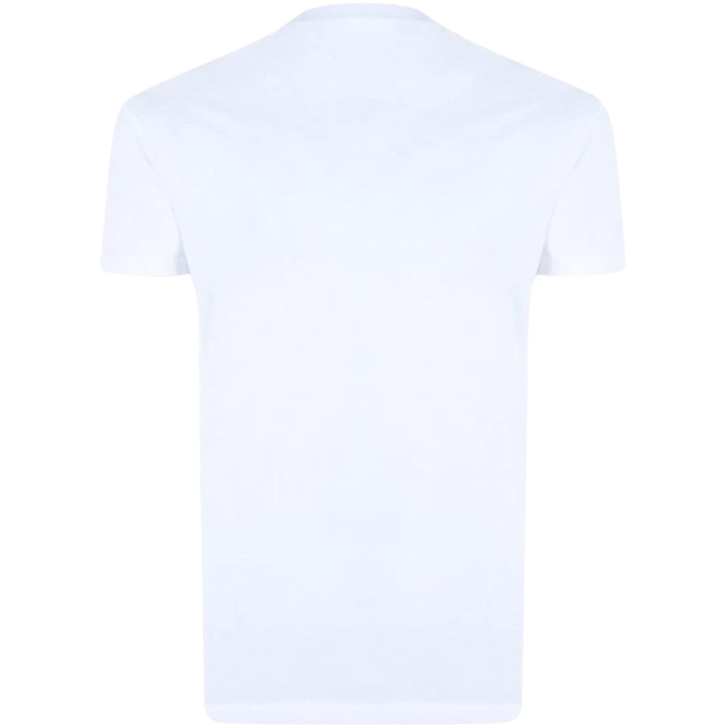 DSQUARED2 S74GD0563 S22427 100 BRIGHT WHITE T-SHIRT Mens M
