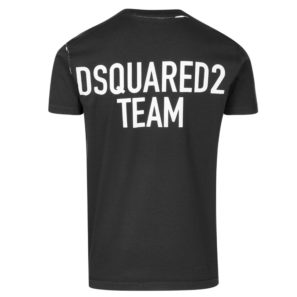 Dsquared2 Cool Fit Team Logo Black T-Shirt S