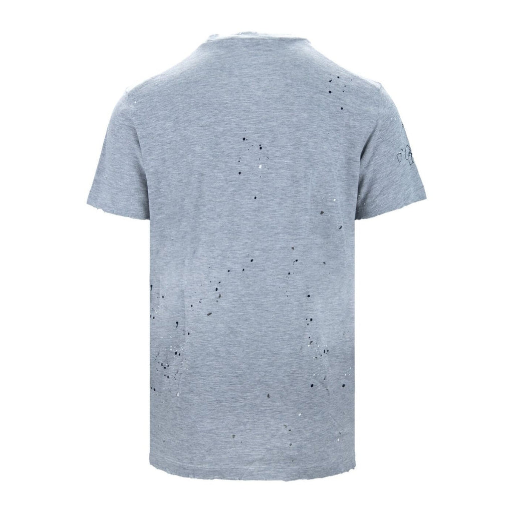Dsquared2 Cigarette Fit Scribble Logo Grey T-Shirt XS