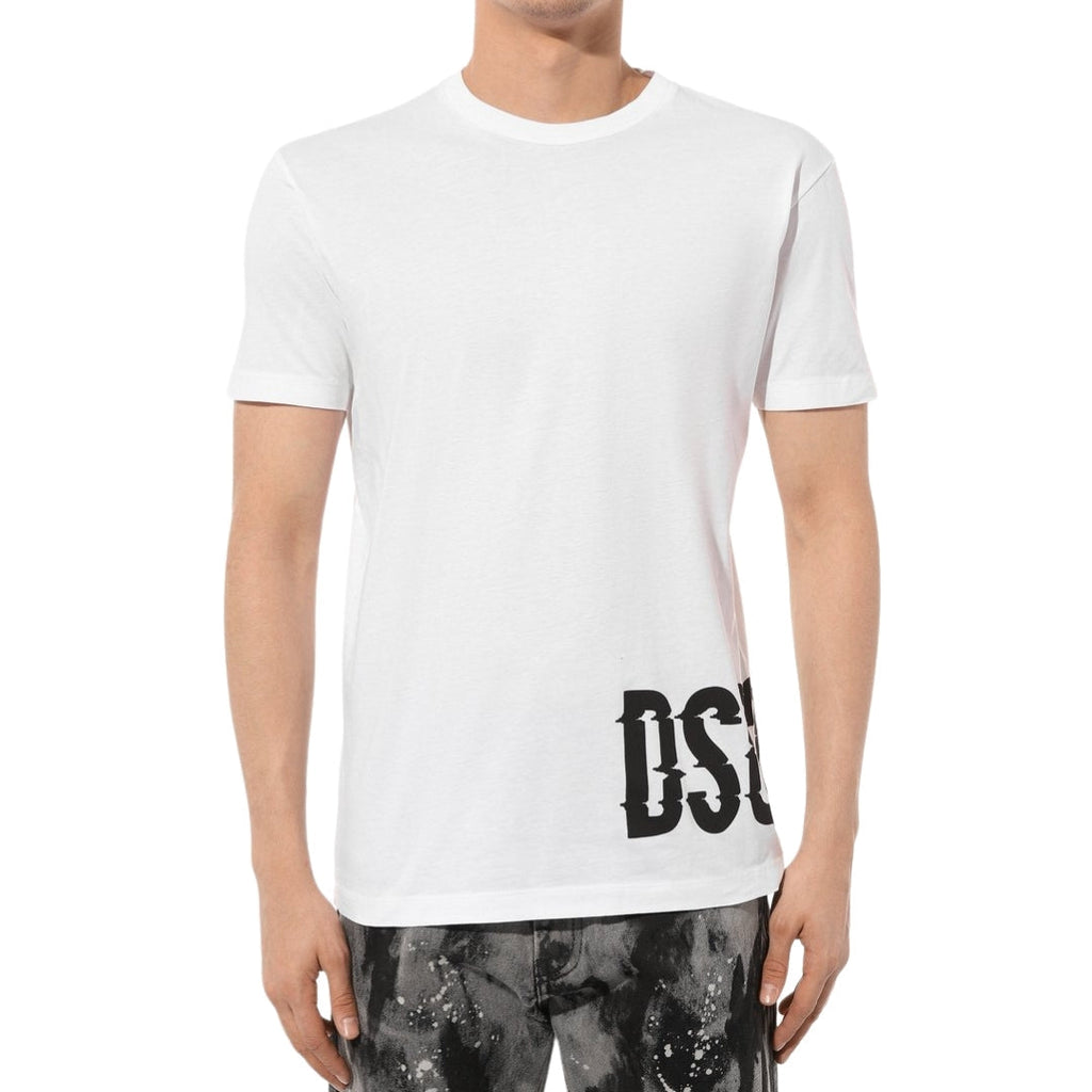 Dsquared2 Cool Fit Large DSQ2 Logo White T-Shirt S
