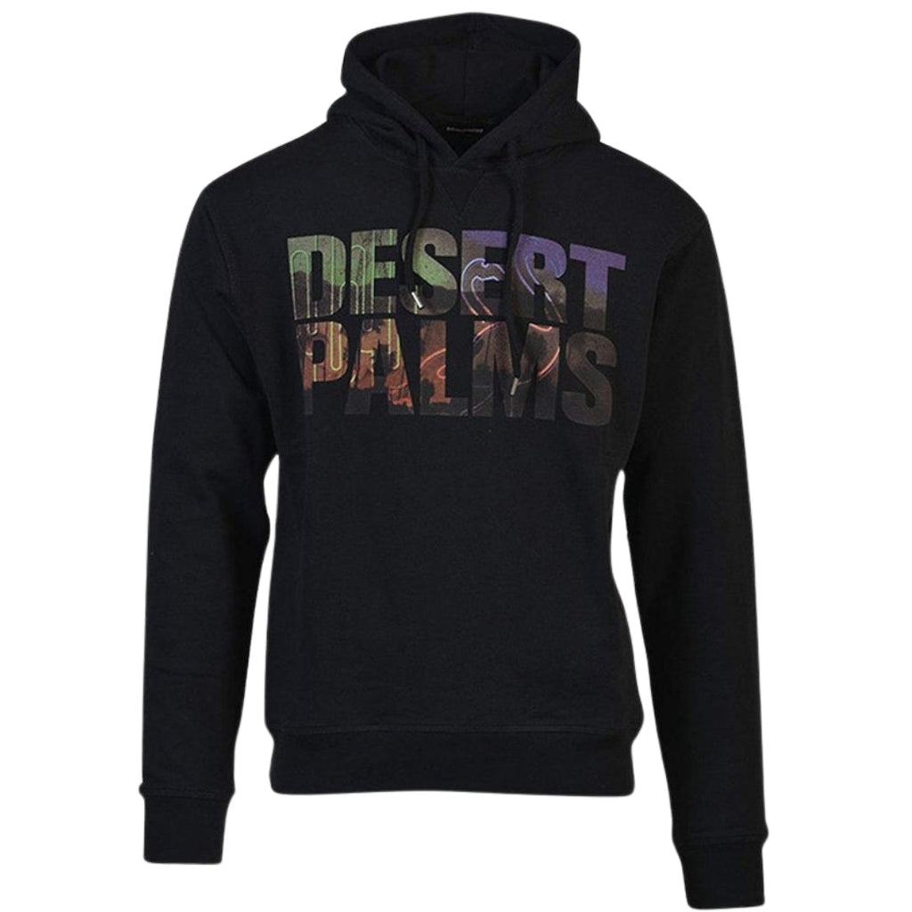 Dsquared2 Desert Palms Logo Black Hoodie M