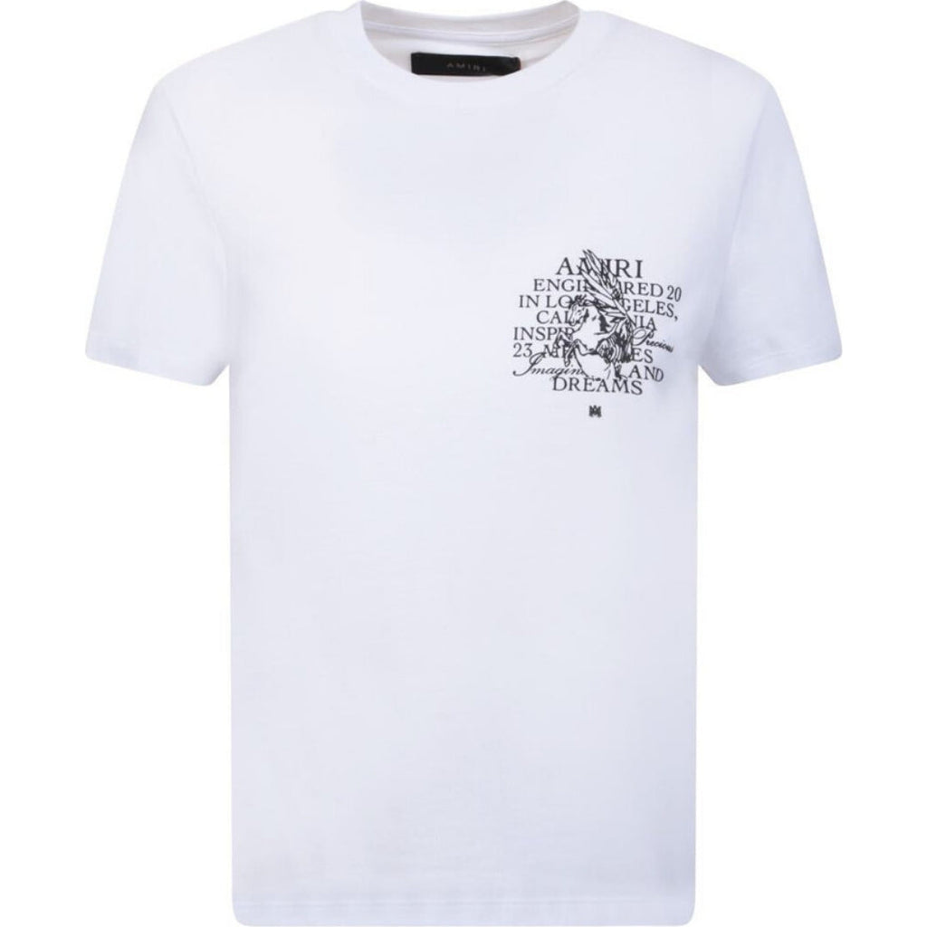 Amiri Precious Memories Design White T-Shirt XS