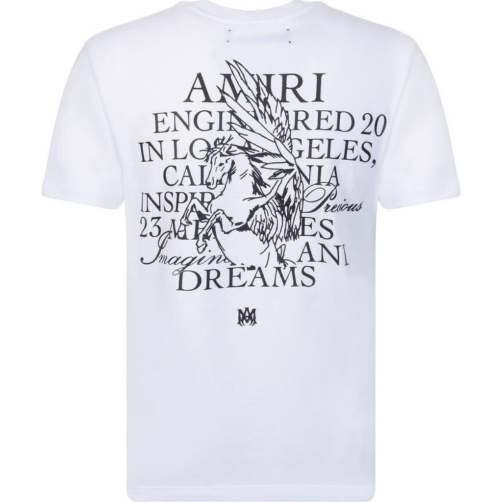 Amiri Precious Memories Design White T-Shirt XS