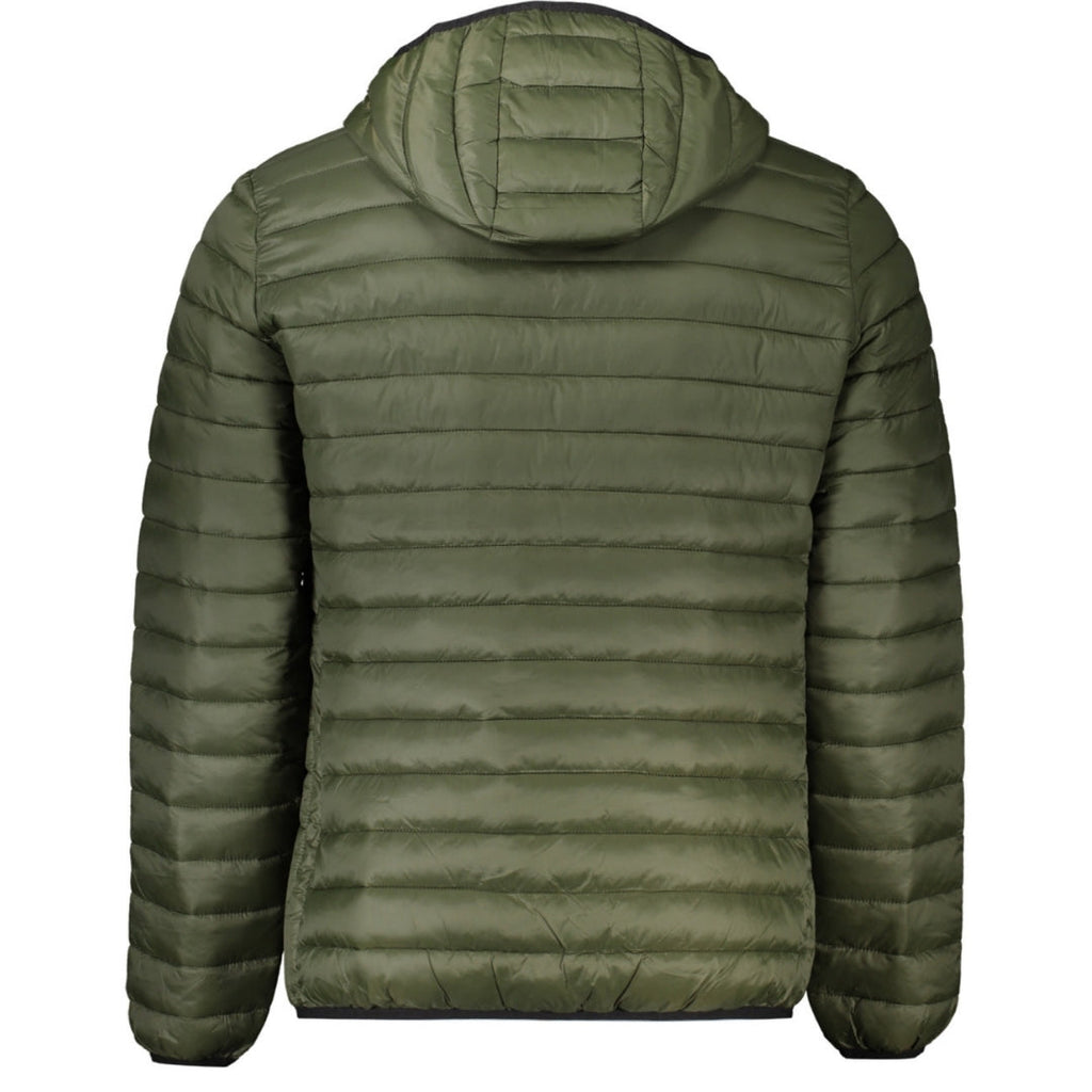 Cavalli Class Plain Quilted Green Jacket s