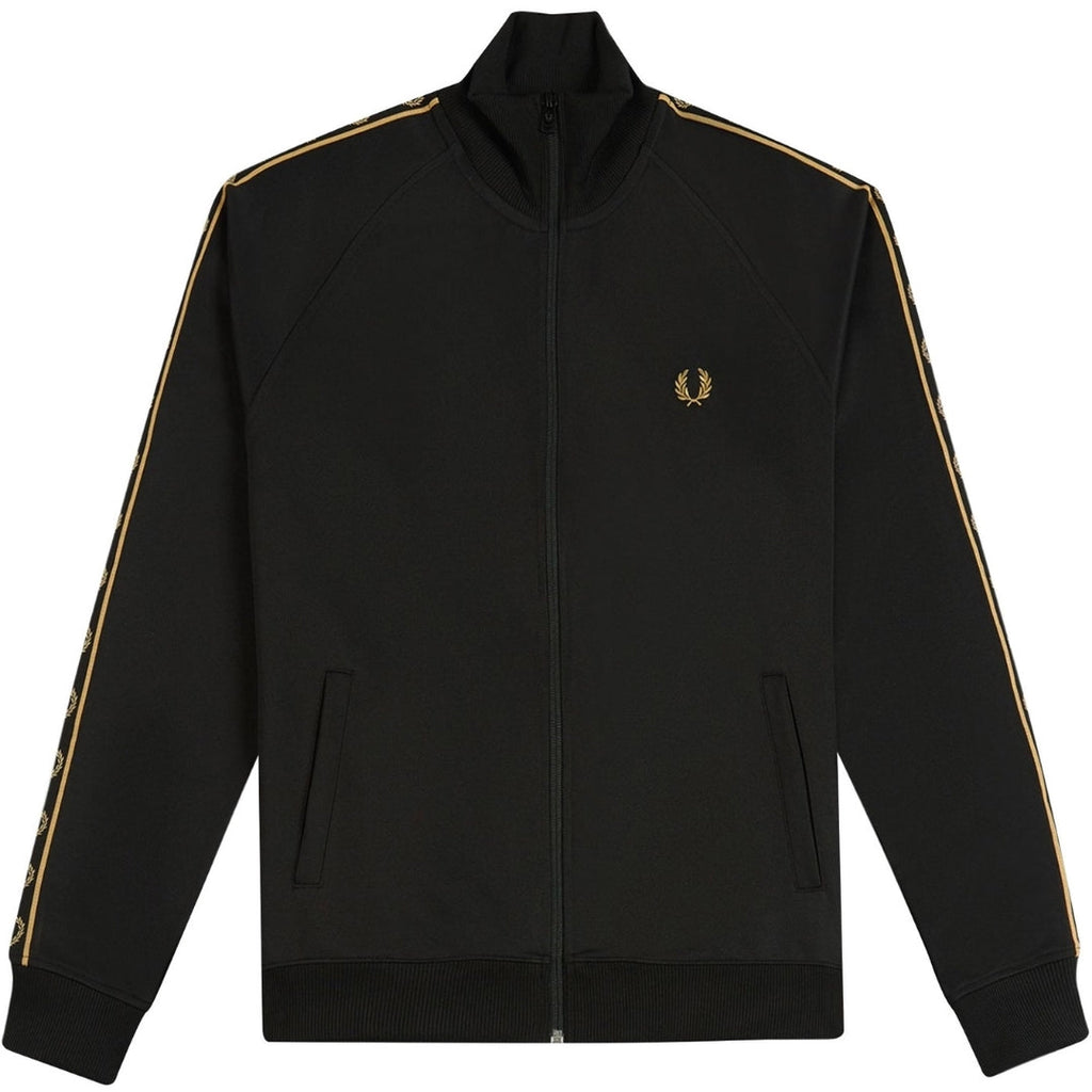 Fred Perry Kids Seasonal Taped Black Track Jacket 6-7