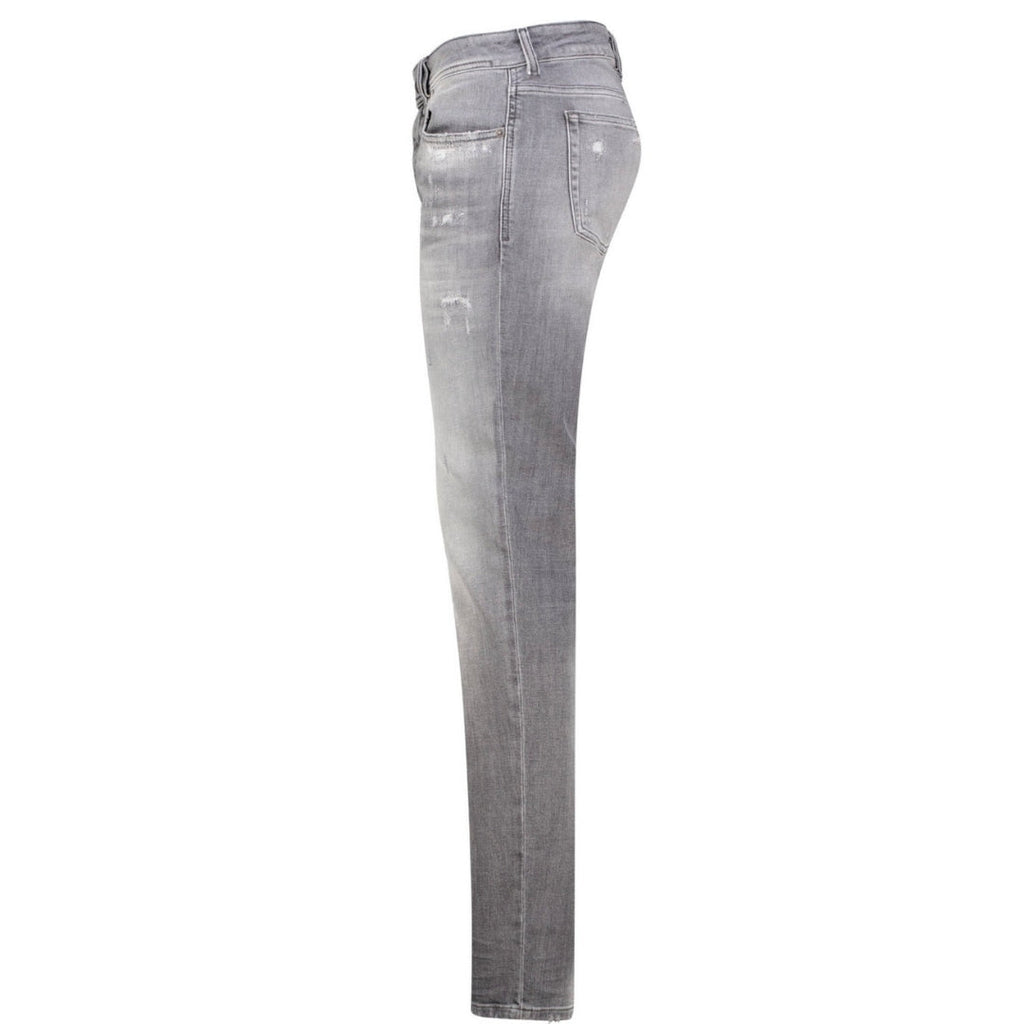 Diesel 1979 Sleenker Frayed Grey Faded Denim Jeans W28 L32 / 32L