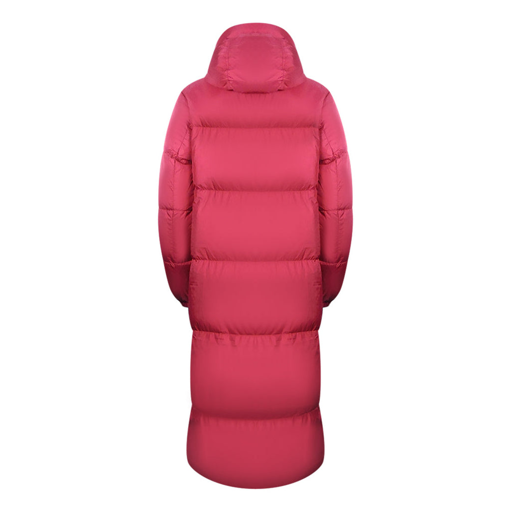 Parajumpers Sleeping Bag Reversible Red Long Hooded Down Jacket S