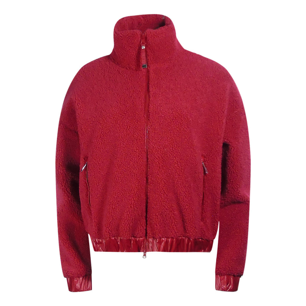 Parajumpers Zip Up Fleece Red Oversized Sweatshirt S