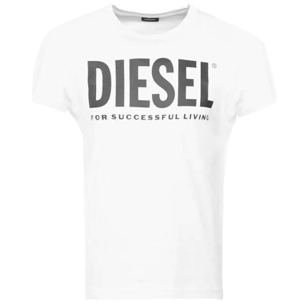 Diesel For Successful Living Logo White T-Shirt XL