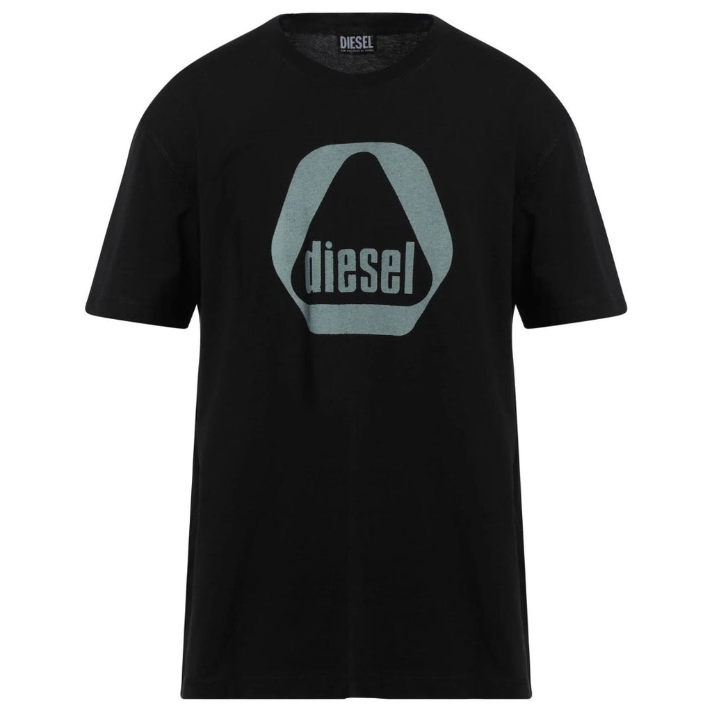 Diesel Triangle Logo Black T-Shirt S