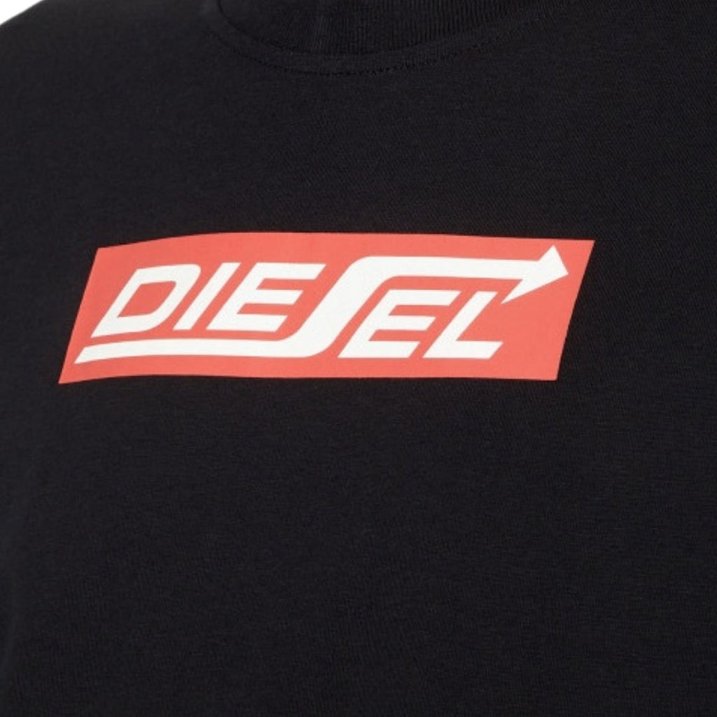 Diesel Arrow Logo Black T-Shirt S