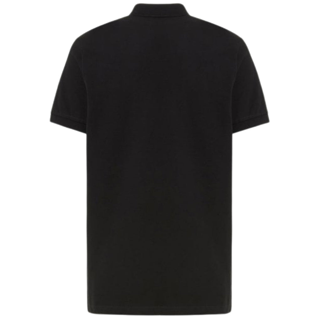 Diesel T-Harry Black Zip Closure Polo Shirt S