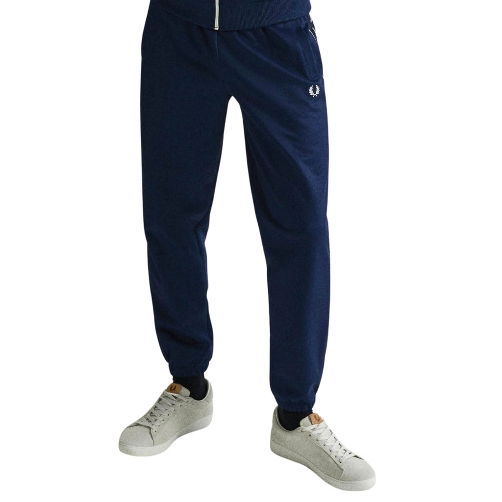 Fred Perry Taped Panel French Navy Blue Sweatpants