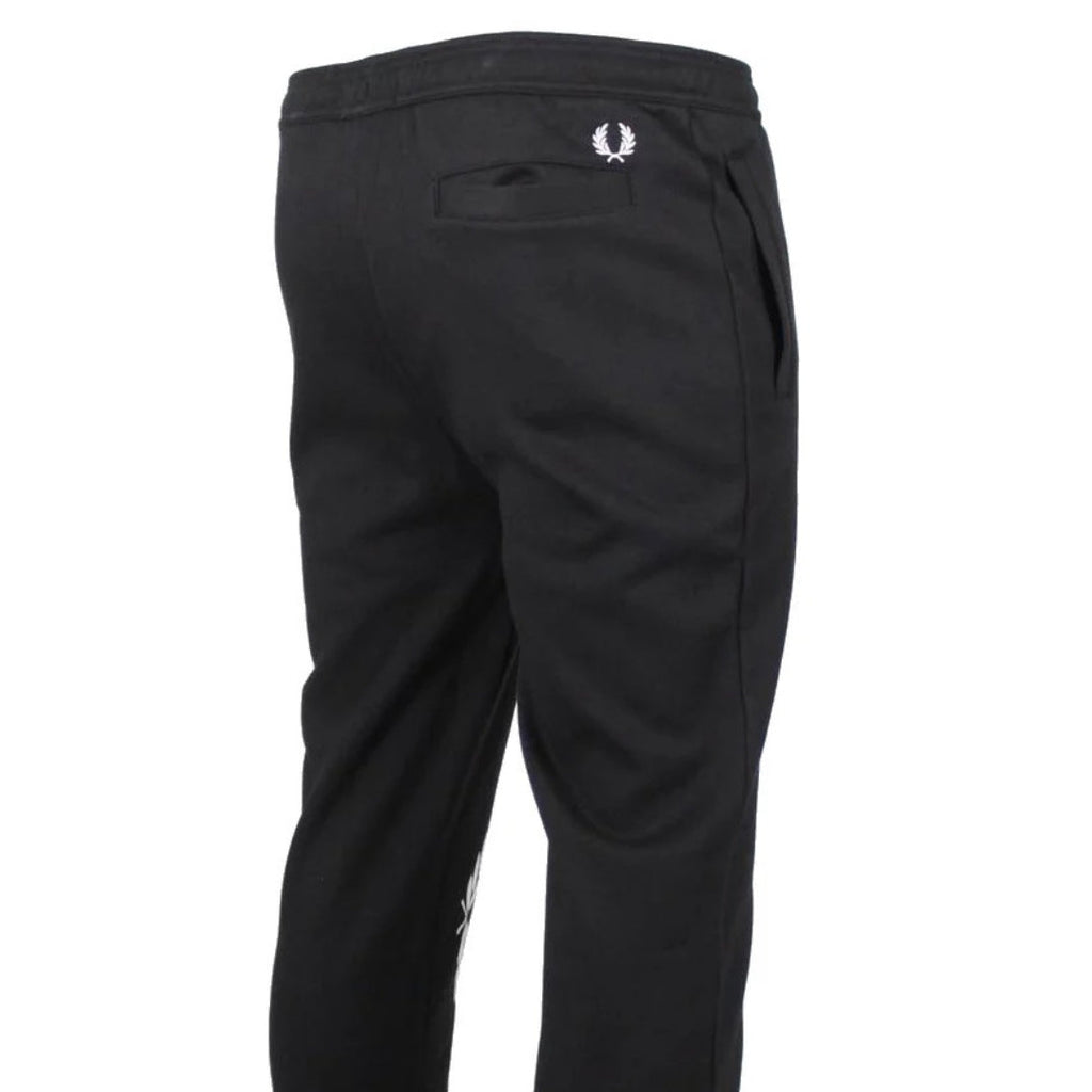 FRED PERRY T6506 102 BLACK BRANDED SWEATPANT S