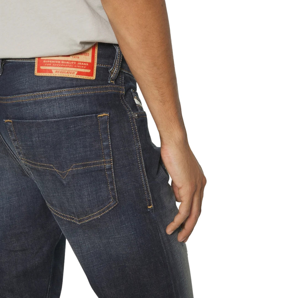 Diesel Tepphar-X Dark Blue Denim Pants TEPPHAR-X 01 00SWID R84UZ - Style Centre Wholesale