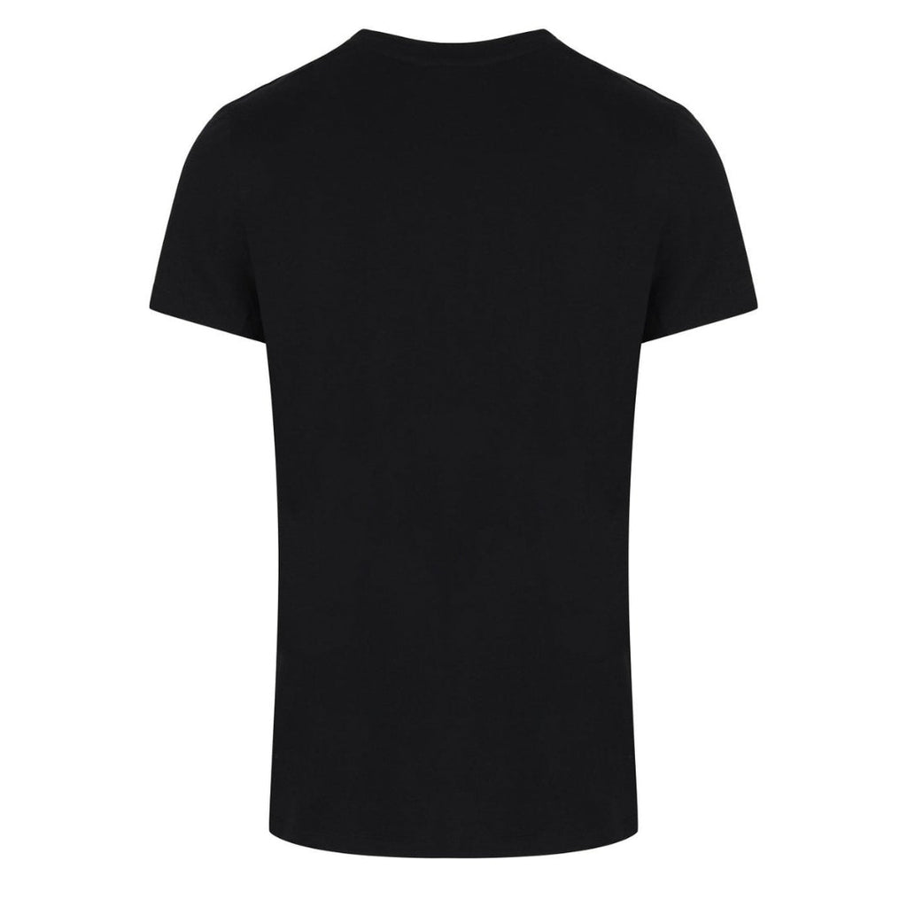 BALMAIN TH01601I296 Balmain Resort Logo Black T-Shirt EAB BLACK T-SHIRT MALE S