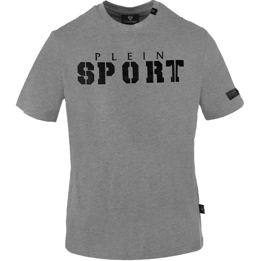 Plein Sport Bold Sport Logo Grey T-Shirt S