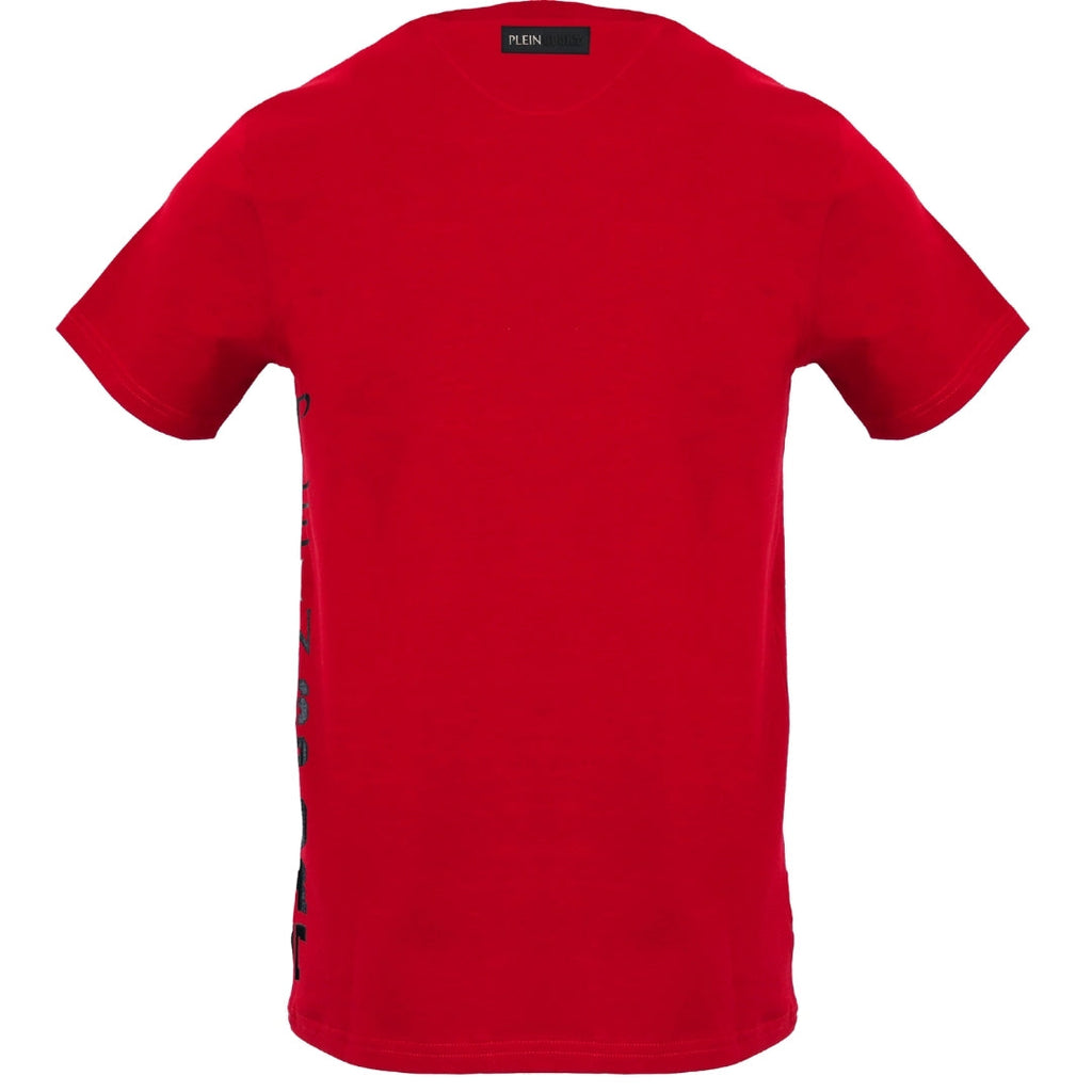 Plein Sport Bold Side Logo Red T-Shirt S