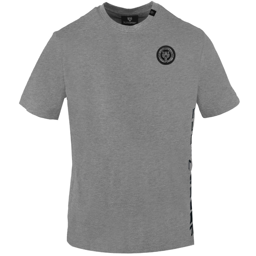 Plein Sport Bold Side Logo Grey T-Shirt S