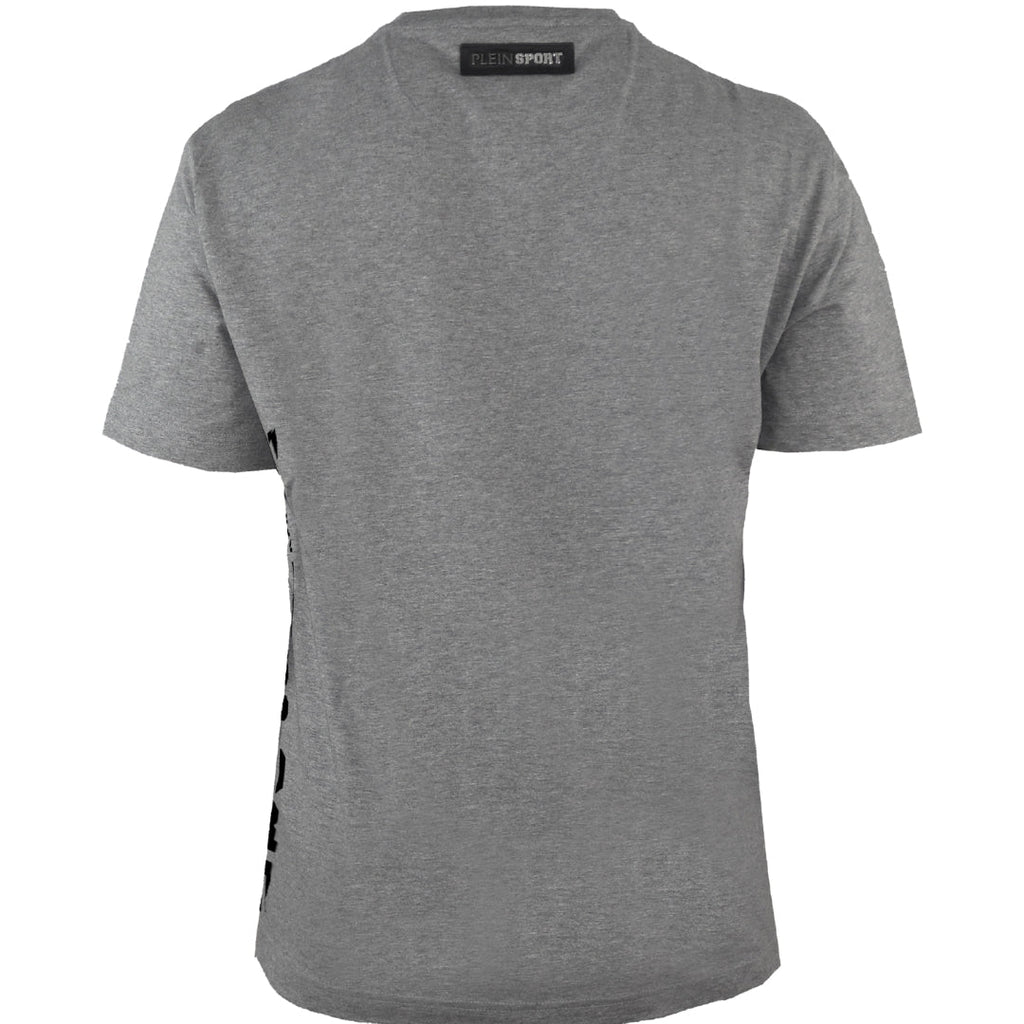 Plein Sport Bold Side Logo Grey T-Shirt S