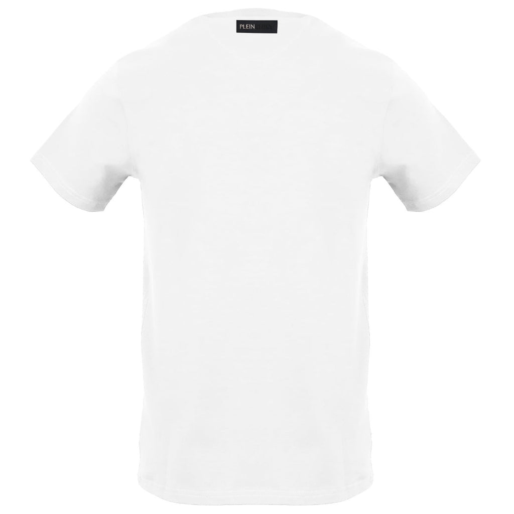 Plein Sport Large Tiger Scratch Logo White T-Shirt M