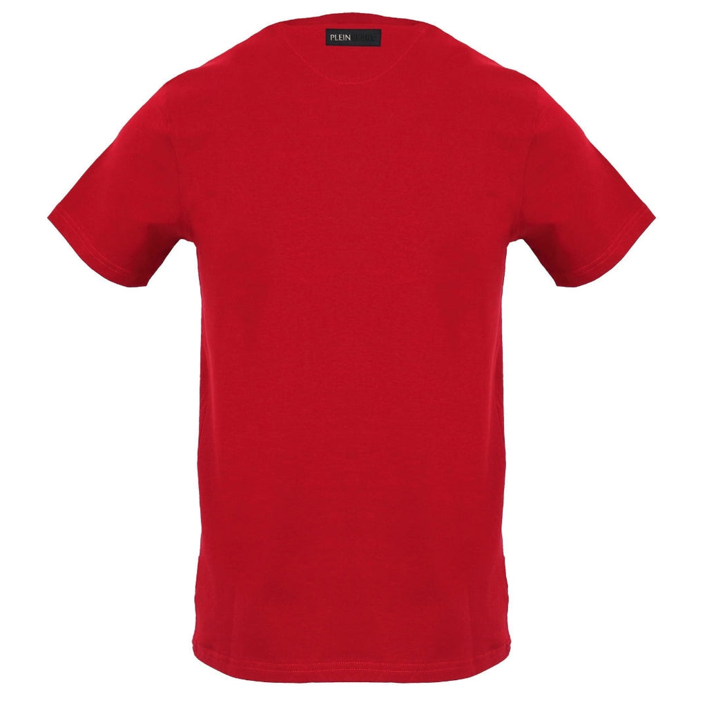 Plein Sport Scratched Logo Red T-Shirt S