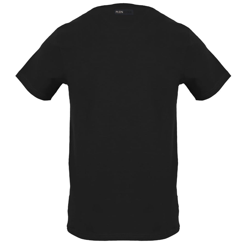 Plein Sport Scratched Logo Black T-Shirt S