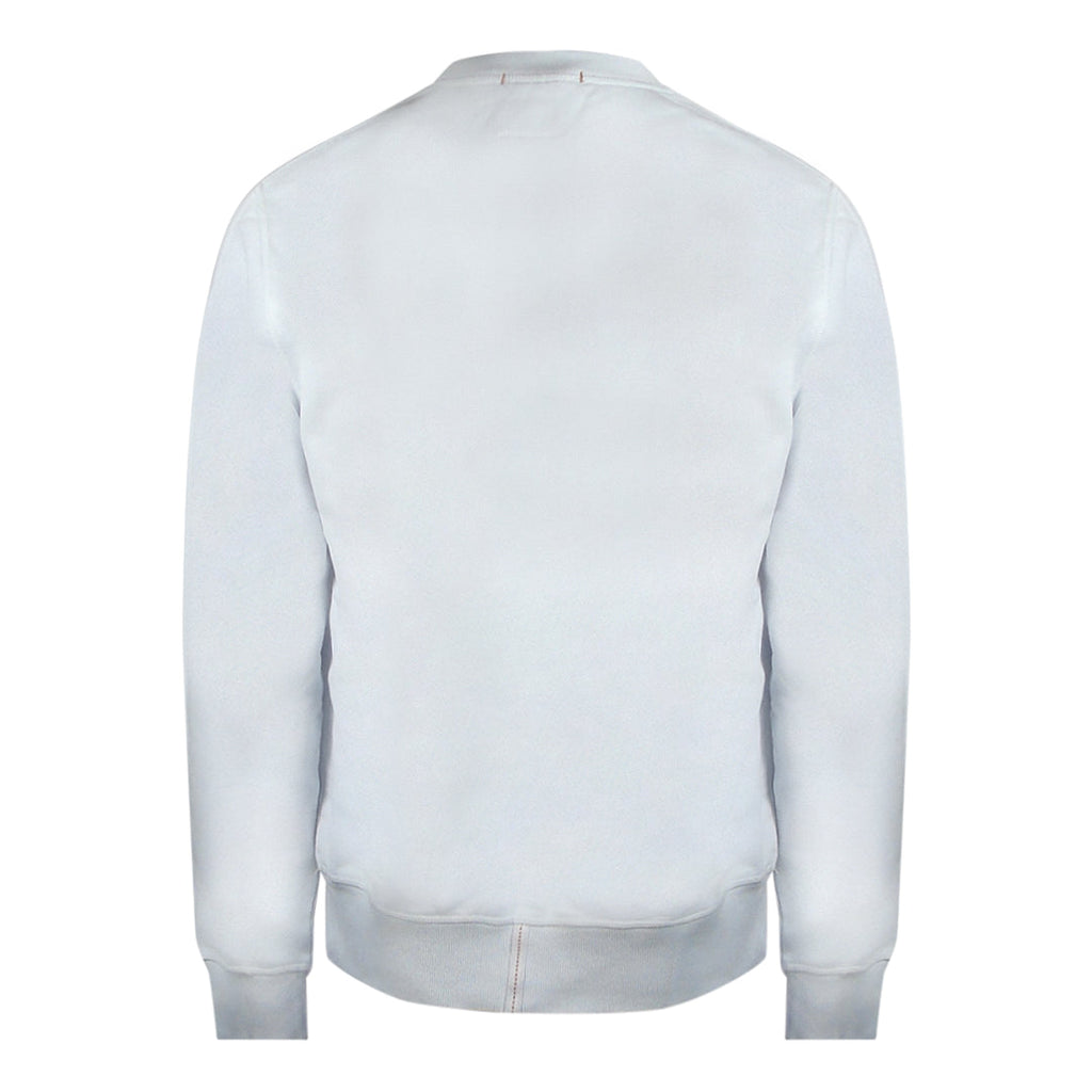 Parajumpers Taped Logo White Sweatshirt L