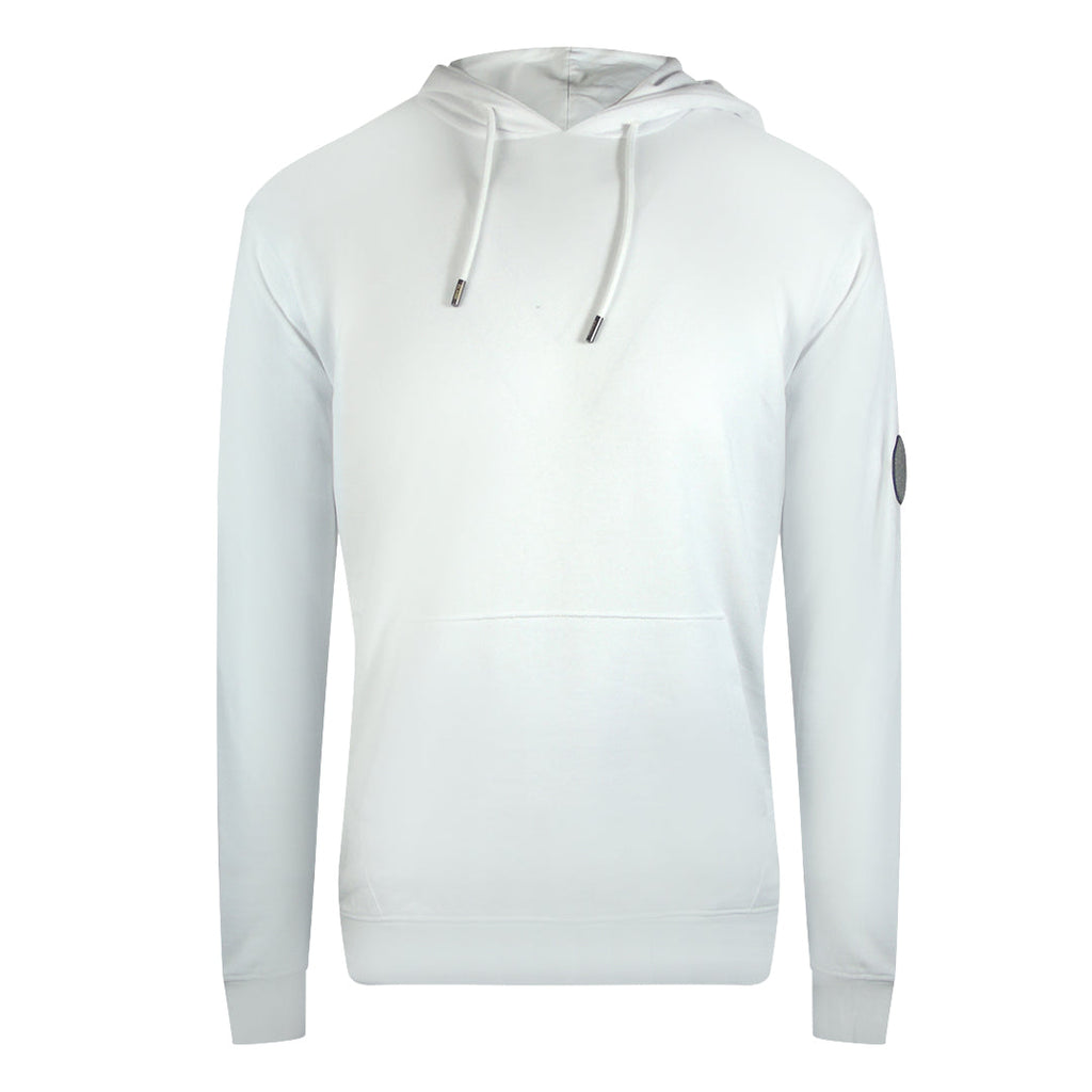 Cavalli Class Txt68I Cf050 00533 Off White Hoodie Sweatshirt Mens - Style Centre Wholesale