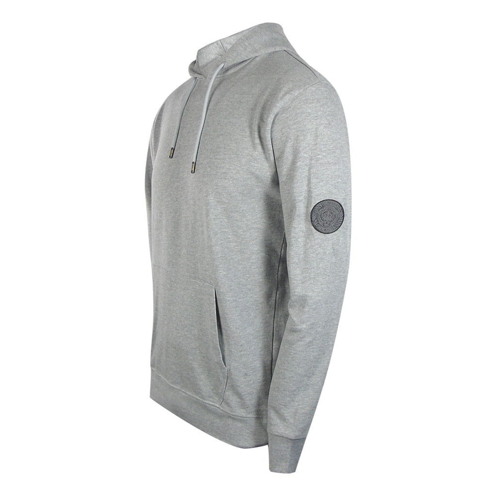 Cavalli Class Txt68I Cf050 05014 Grey Melange Hoodie Sweatshirt Mens - Style Centre Wholesale