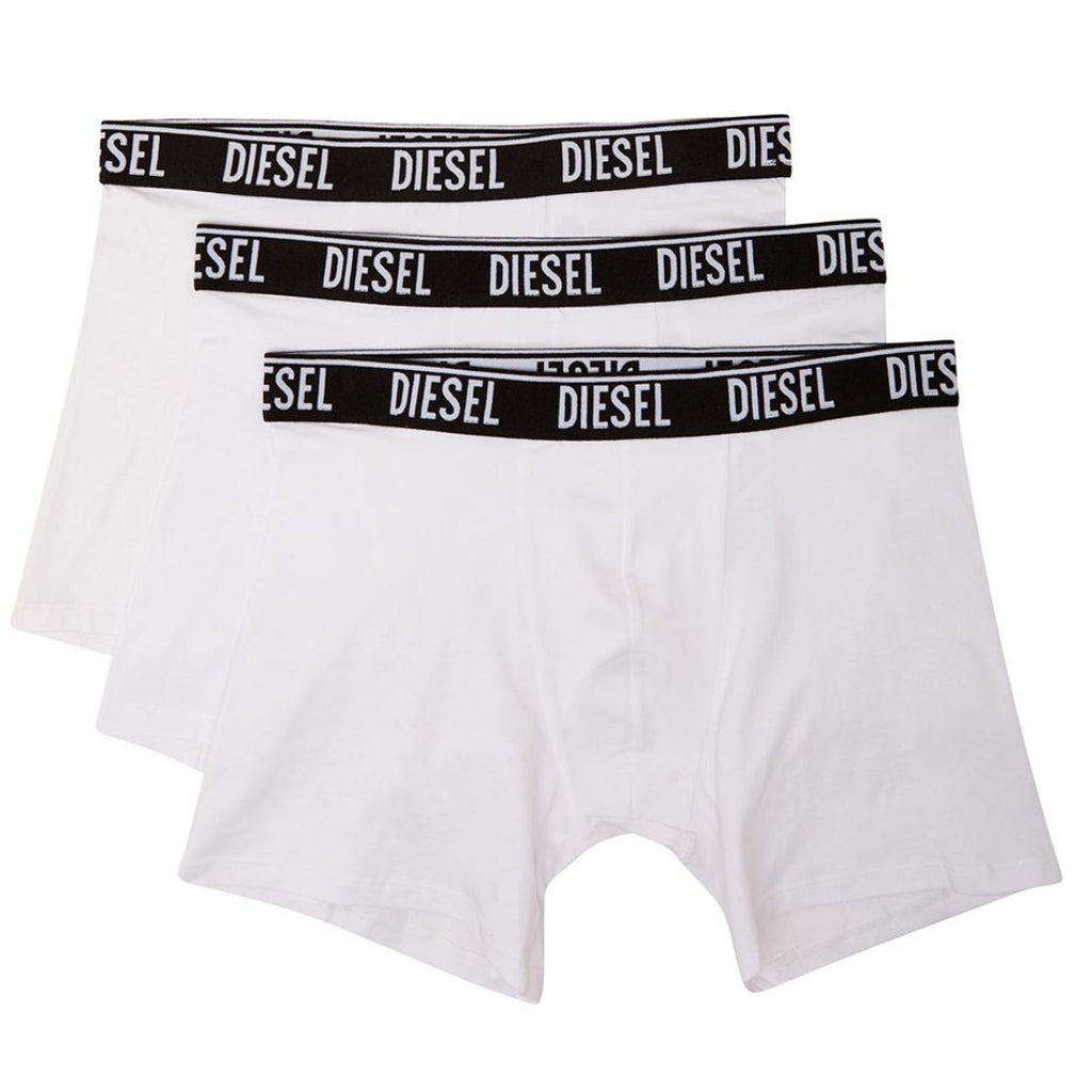 Diesel UMBX-Sebastian White Boxer Shorts Three Pack S