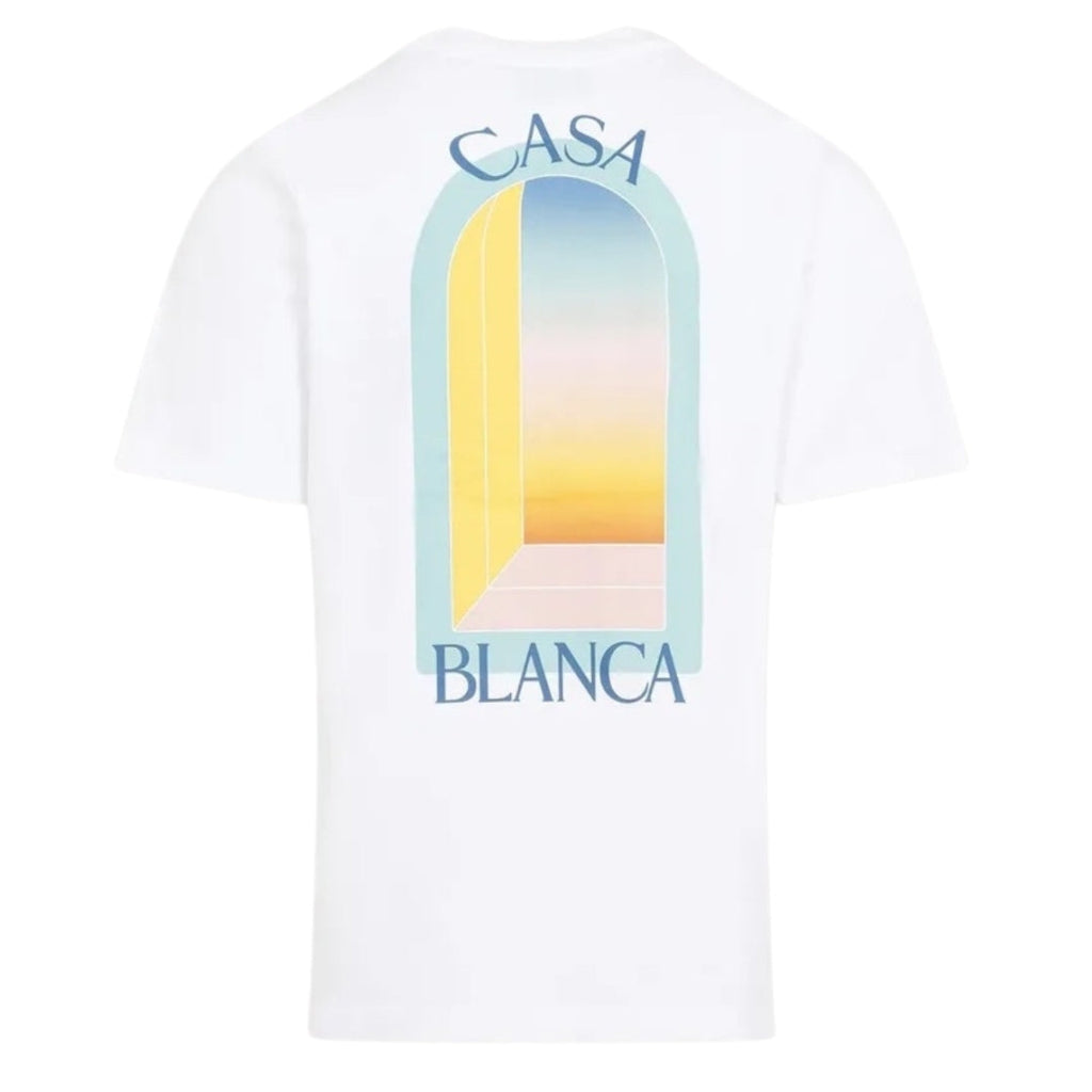 Casablanca L'Arche Colore Design White T-Shirt S