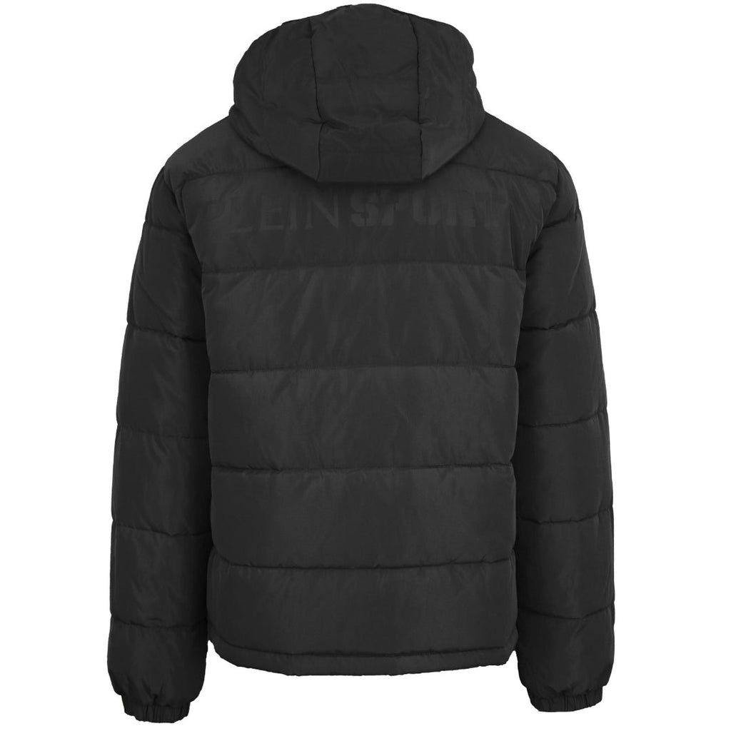 Plein Sport Bold Back Logo Padded Black Jacket S